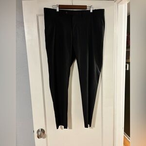 Alfani Men's Slim Fit Elegant Black Dress Pants (38W, 30L)